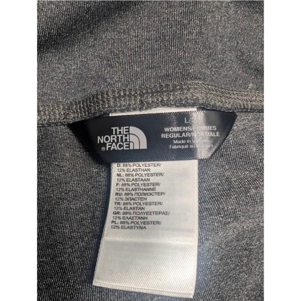 The North Face Womens Capri Yoga Leggings Athletic Large Heather Gray Sportswear - Picture 5 of 5